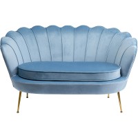 Sofa Water Lily 2-Sitzer Gold Aqua