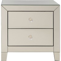 Vorschau: Petite commode Luxury Champagne 2-tiroirs Vorschau: Petite commode Luxury Champagne 2-tiroirs