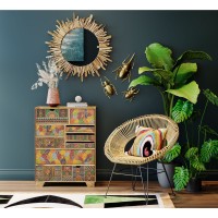 Preview: Cushion Waves Multi 45x45cm Preview: Cushion Waves Multi 45x45cm