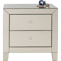 Vorschau: Petite commode Luxury Champagne 2-tiroirs Vorschau: Petite commode Luxury Champagne 2-tiroirs
