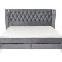 Boxspringbett Benito Moon Grau 180x200cm