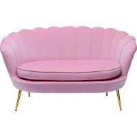 Sofa Water Lily 2-Sitzer Gold Rosa