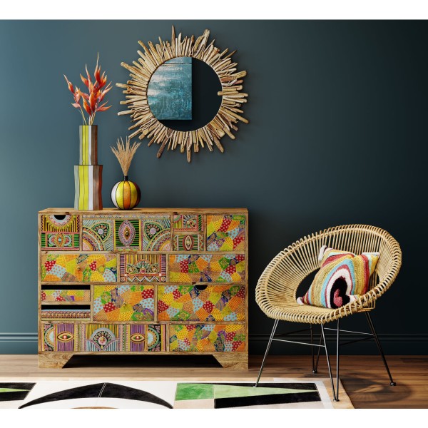 Cushion Waves Multi 45x45cm