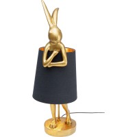 Tischleuchte Animal Rabbit Gold/Schwarz 68cm