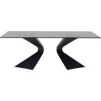 Table Gloria noir 200x100cm